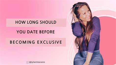 dating before becoming exclusive